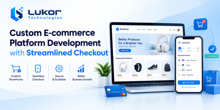 Custom E-commerce Platform Development with Streamlined Checkout